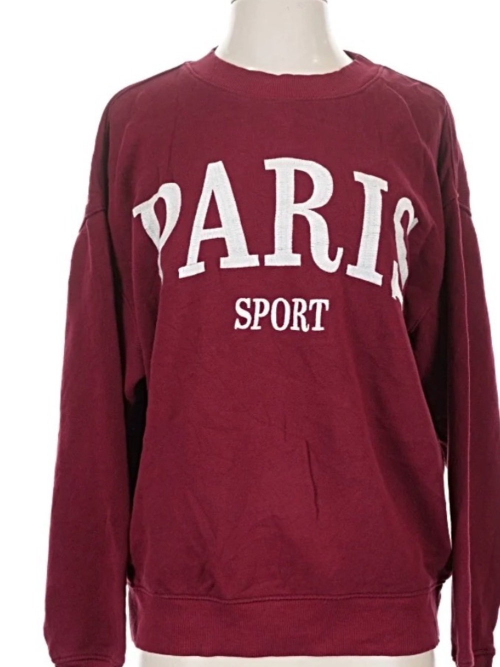 Universal Thread - Oversized Burgundy Graphic Crewneck - NWT